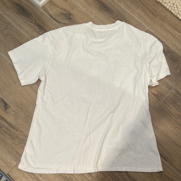 Distressed White Free Bird T-Shirt - Picture 4 of 6